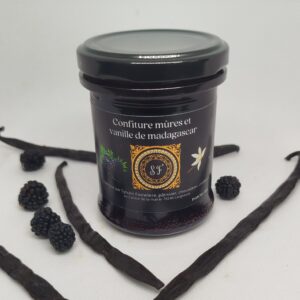 confiture mûre vanille